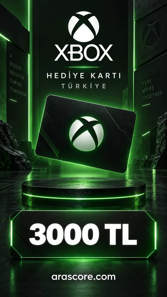 Xbox Hediye Kart 3000 TRY