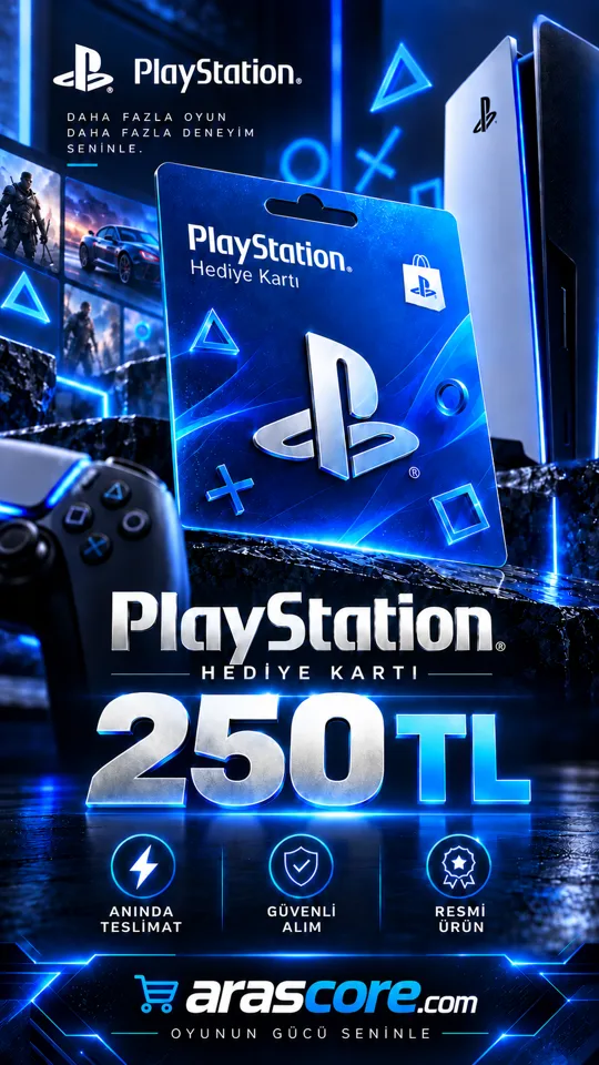 Playstation Gift Card Türkiye - 250 TRY