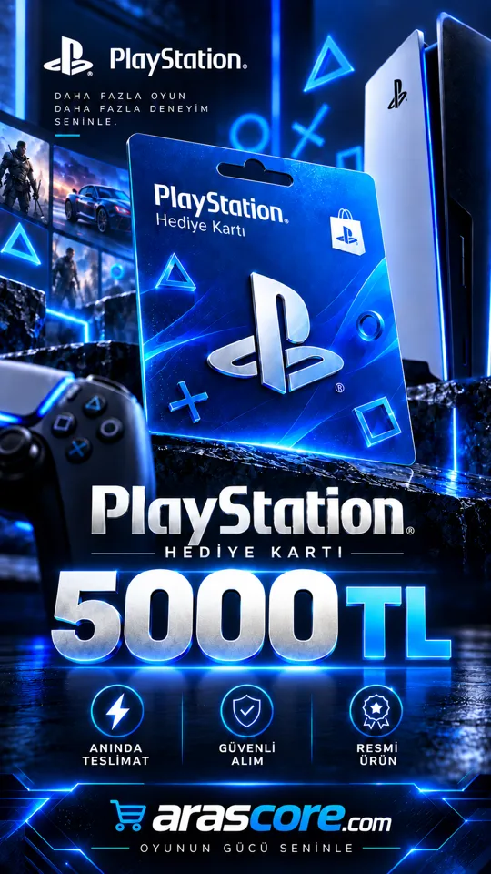 Playstation Gift Card Türkiye - 5000 TRY