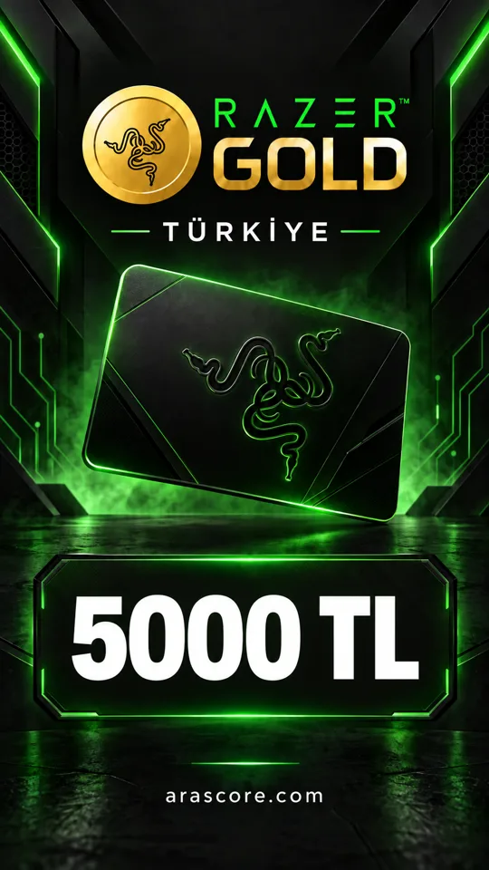 Razer Gold Türkiye - 5000 TRY