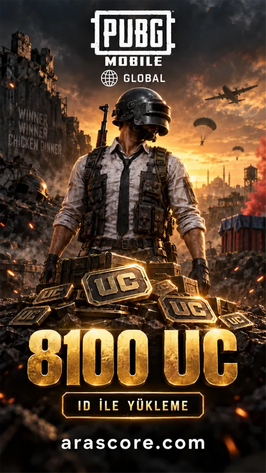 PUBG Mobile Global - 8100 UC