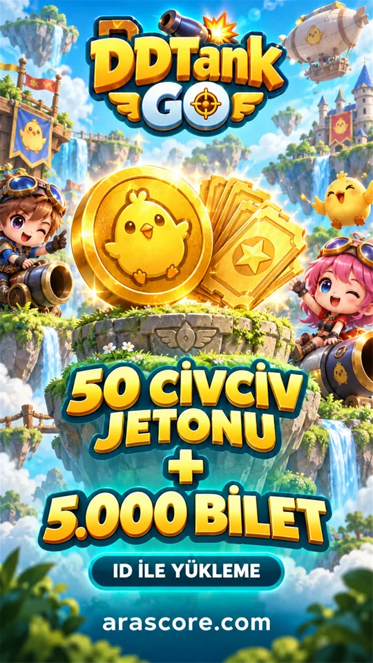 DDTank GO 50 Civciv Jetonu + 5.000 Bilet