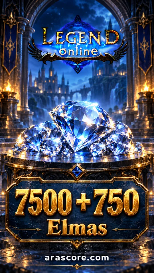 Legend Online 7500 + 750 Elmas