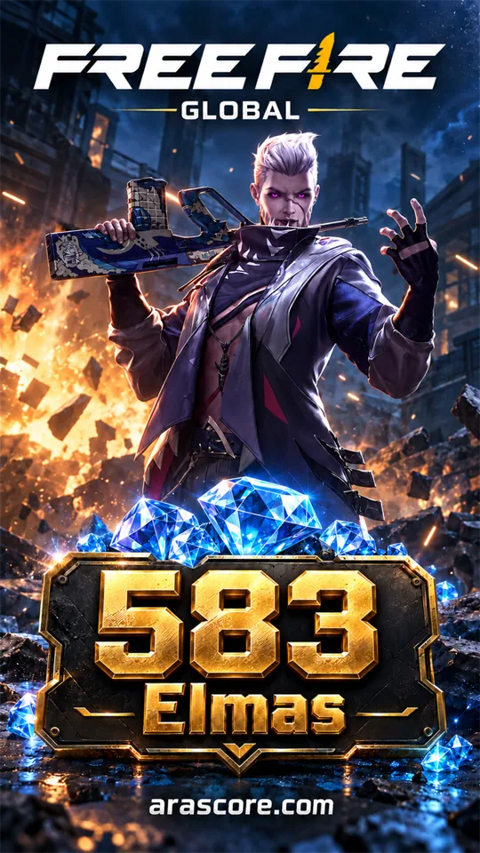 Free Fire Global 583 Elmas