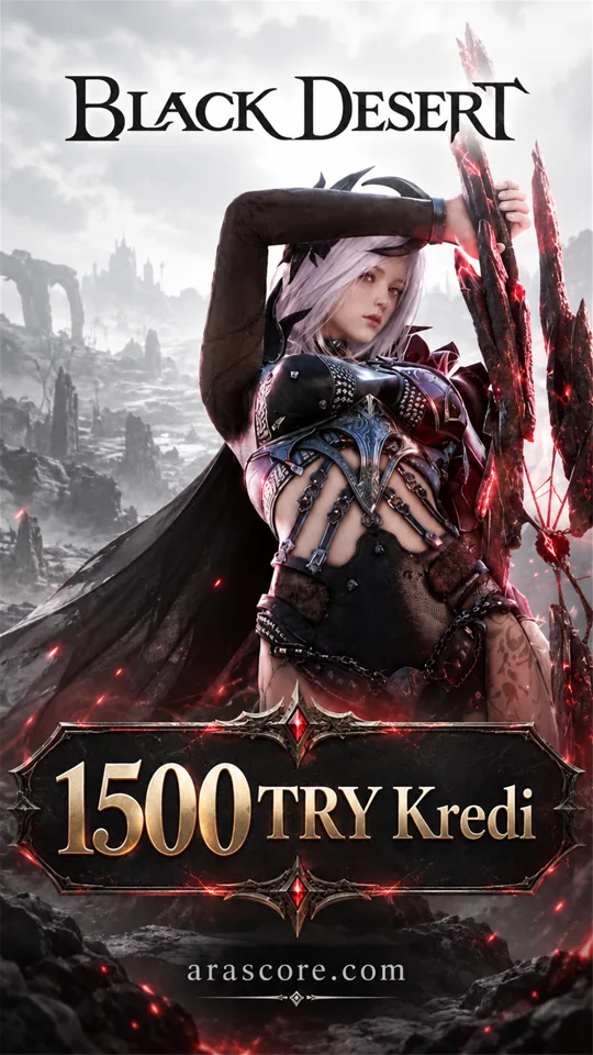 Black Desert 1500 TRY Kredi