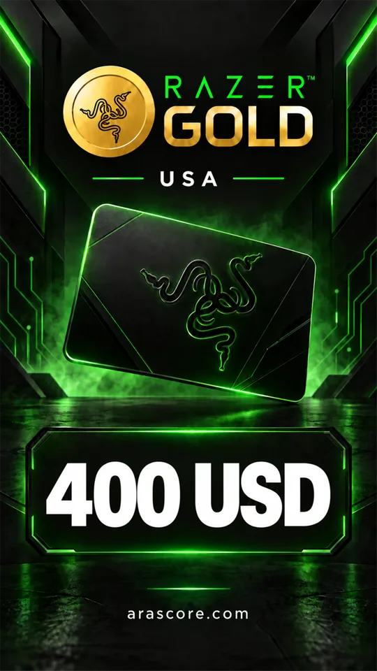 Razer Gold USA - 400 USD