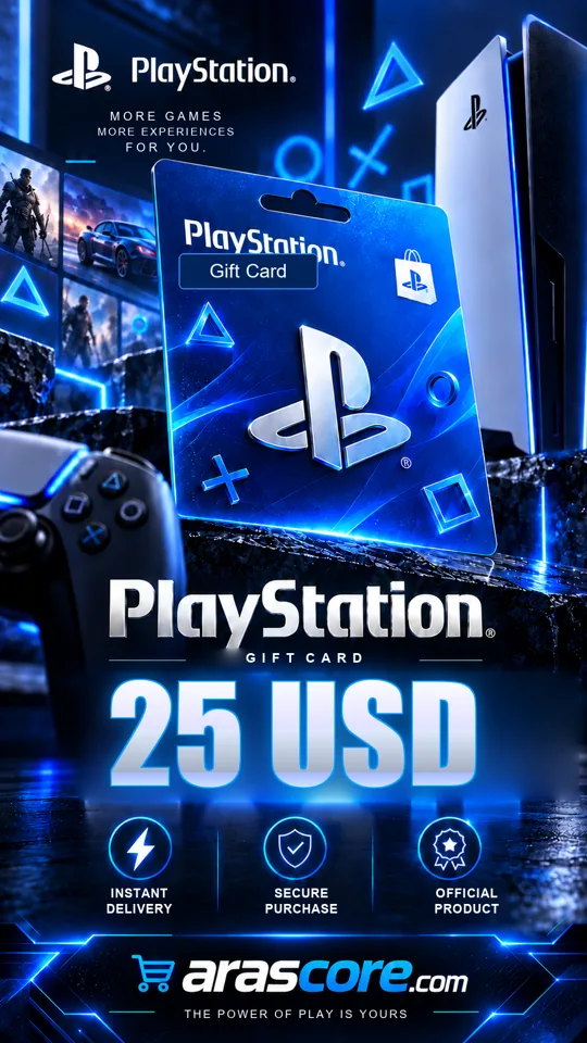 Playstation Gift Card 25 USD