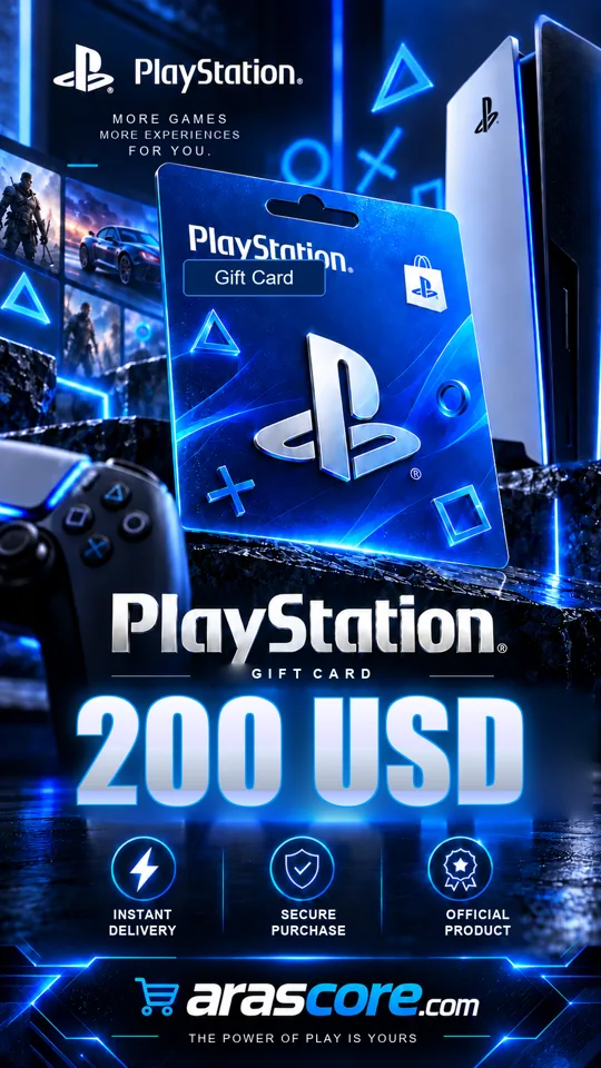 Playstation Gift Card 200 USD