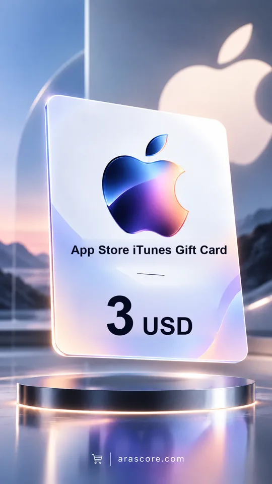 App Store  iTunes Gift Card 3 USD 
