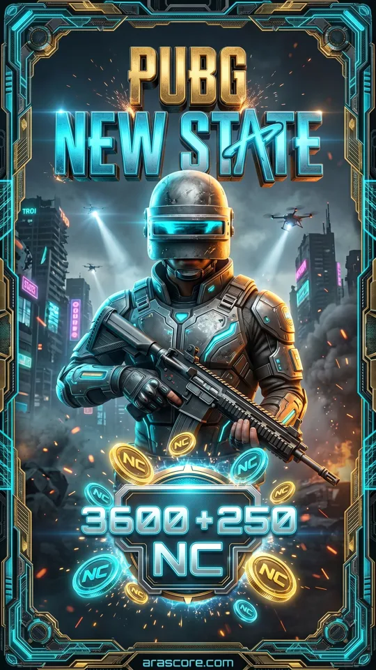 Pubg New State 3600 + 250 NC